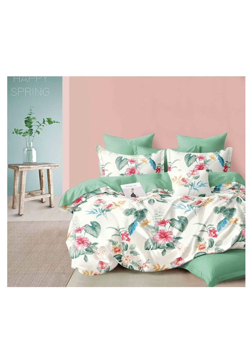 6Pcs Bedding Set Solid Color Luxury Bedding Duvet Cover Set King Size Bed Set King Size Set