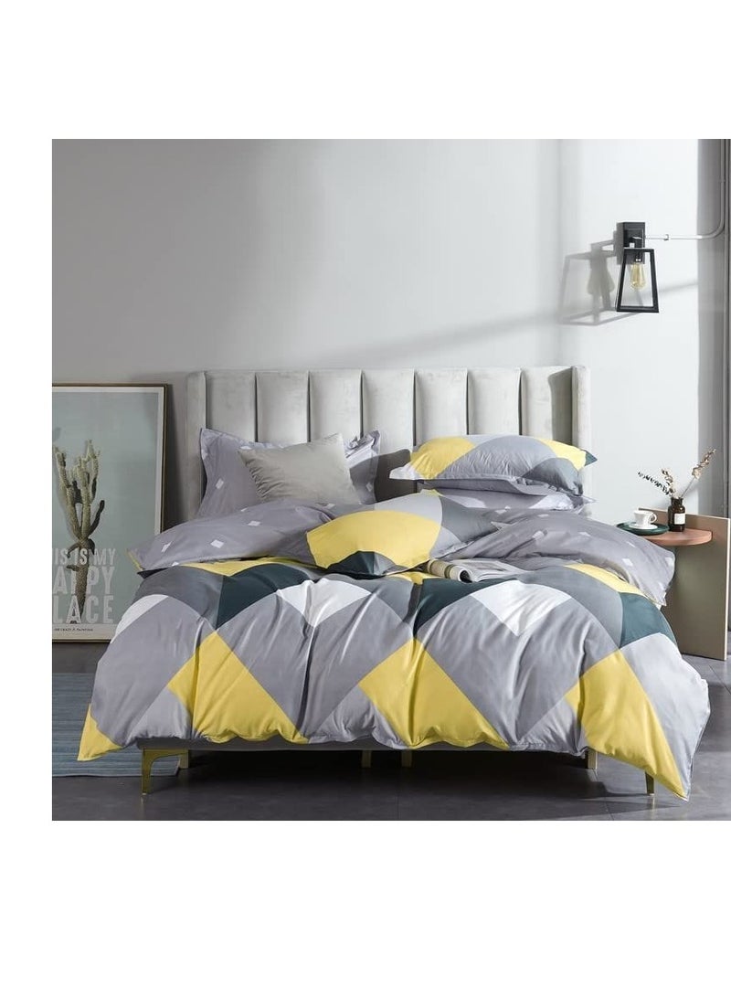 6Pcs Bedding Set Solid Color Luxury Bedding Duvet Cover Set King Size Bed Set King Size Set