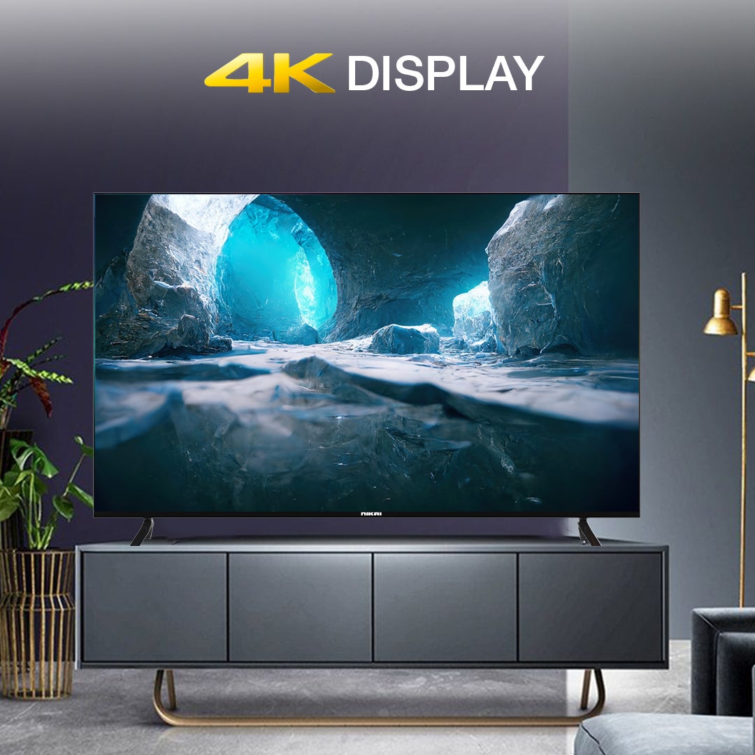 50 Inch VIDAA OS, 4K Smart TV, UHD Quality, Dolby Vision, Smooth Motion, Quad Core Processor, Game Mode Plus, Official Apps YouTube, Netflix, Shahid UHD50SVDLED1 Black