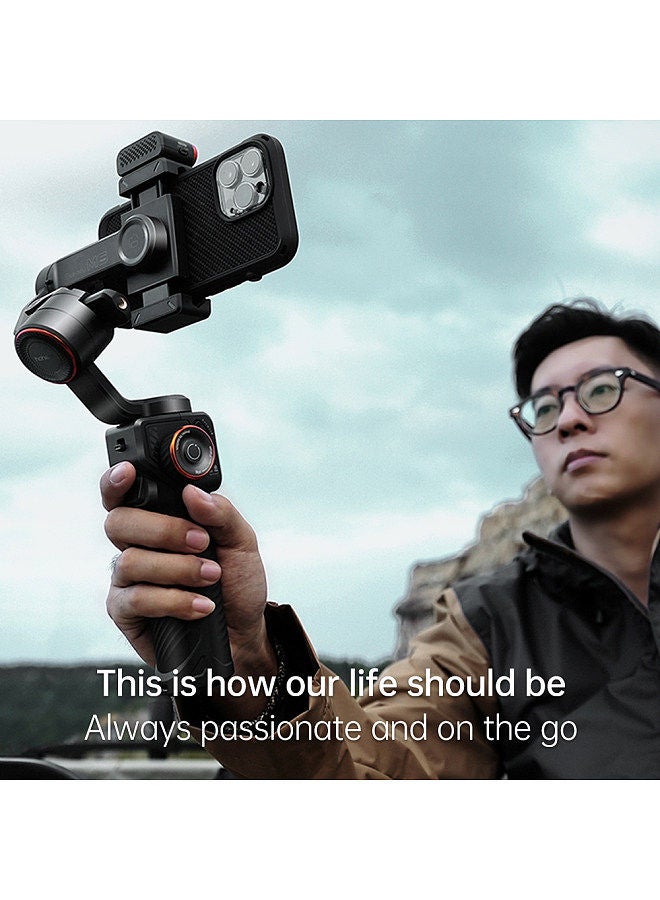 hohem iSteady M6 Kit 3-Axis Smartphone Gimbal Stabilizer Anti-shake Phone Vlog Gimbal 360° Rotatable OLED Large Screen