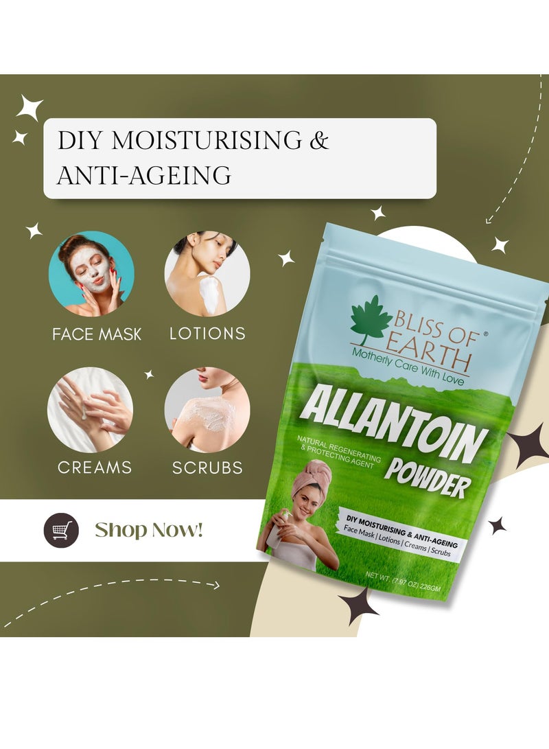 Allantoin Powder For Skin, 113gm, Soothing Skin Care Ingredient