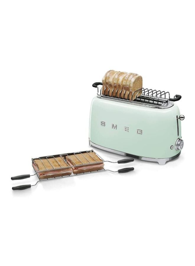 50's Retro Style Aesthetic 4 Slice Toaster 1500 W 1635.0 W TSF02PGUK Green/Silver