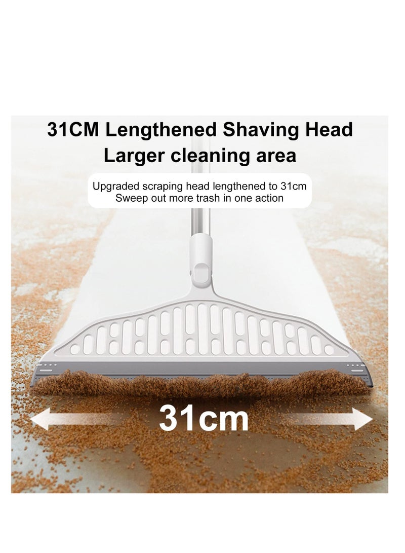 Magic Broom, Water Scraper, Window Squeegee, Multifunctional Silicone Sweeping Brush, Djustable Water Squeegee Broom Remove Dirt and Hair, for Cleaning Garage Courtyard Bathroom Shower Glass Window