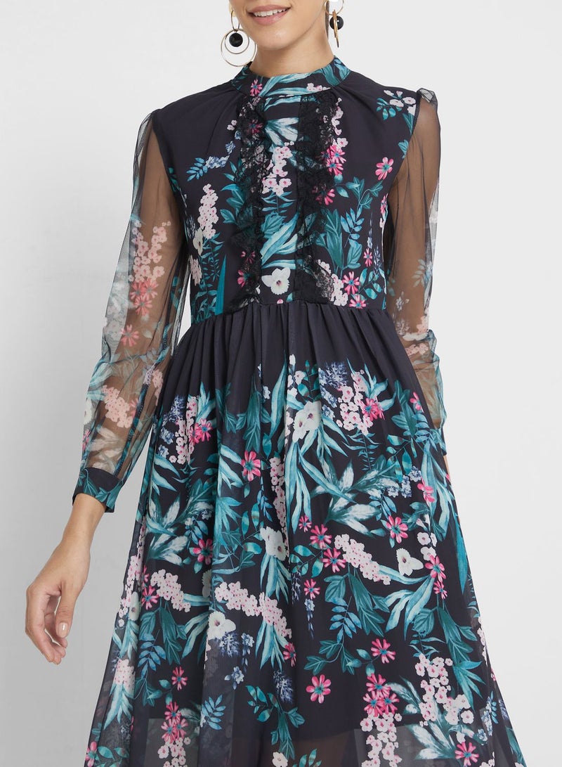 Floral Print Dress