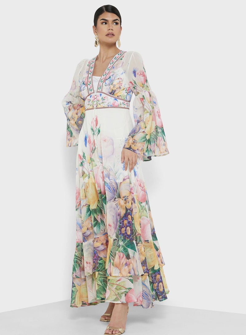Floral Print Dress