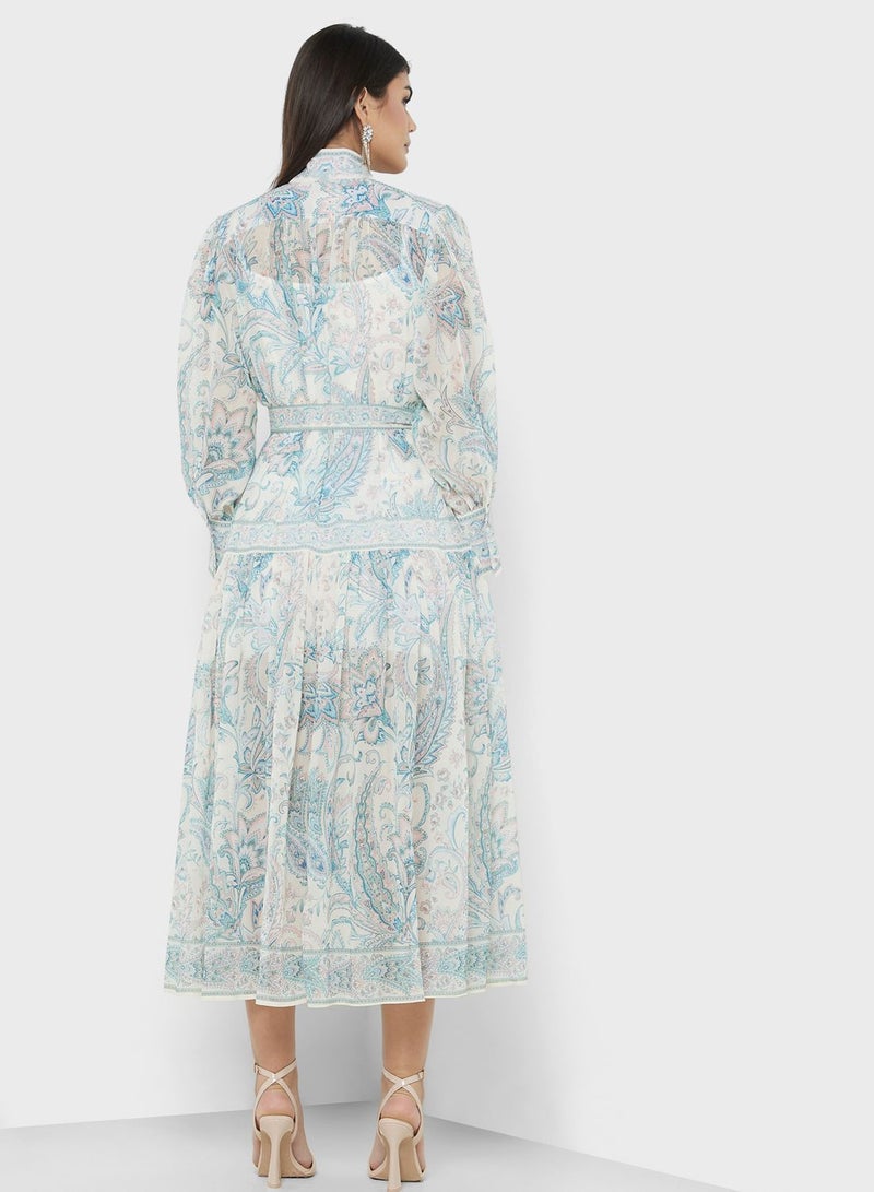 Abtract Print Dress
