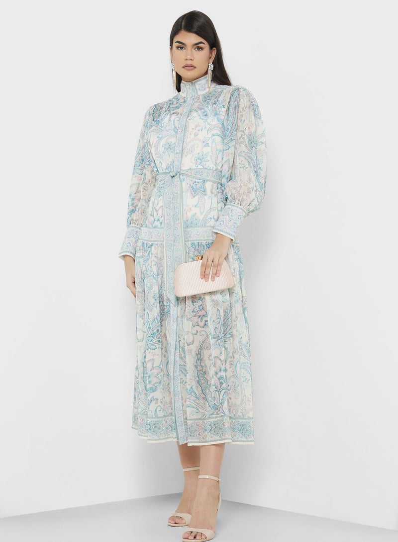 Abtract Print Dress