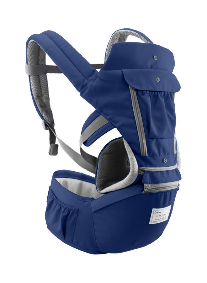 Baby Carrier With Hip Seat Blue