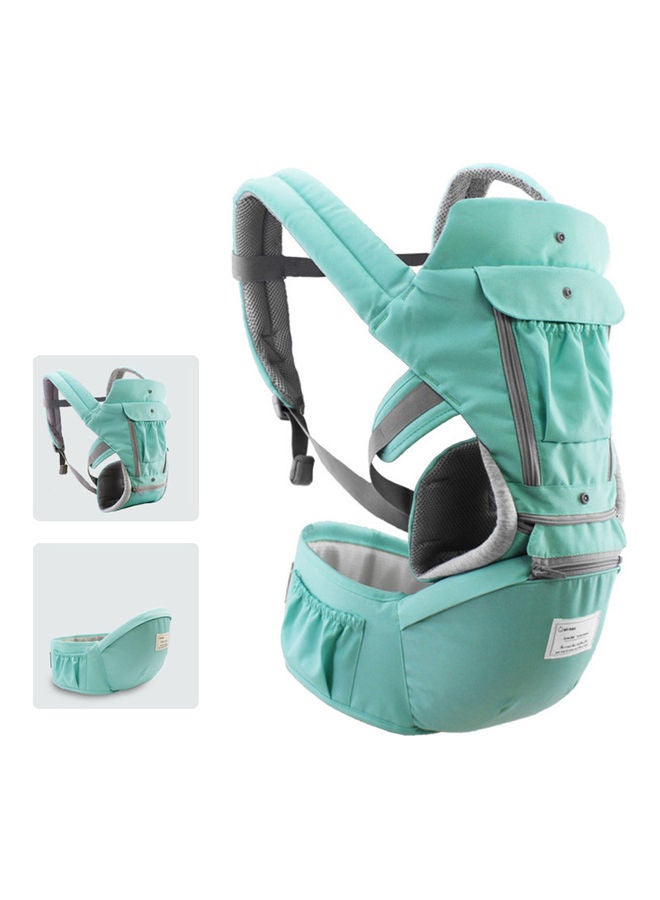 Baby Carrier With Hip Seat Green