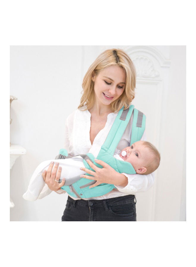 Baby Carrier With Hip Seat Green