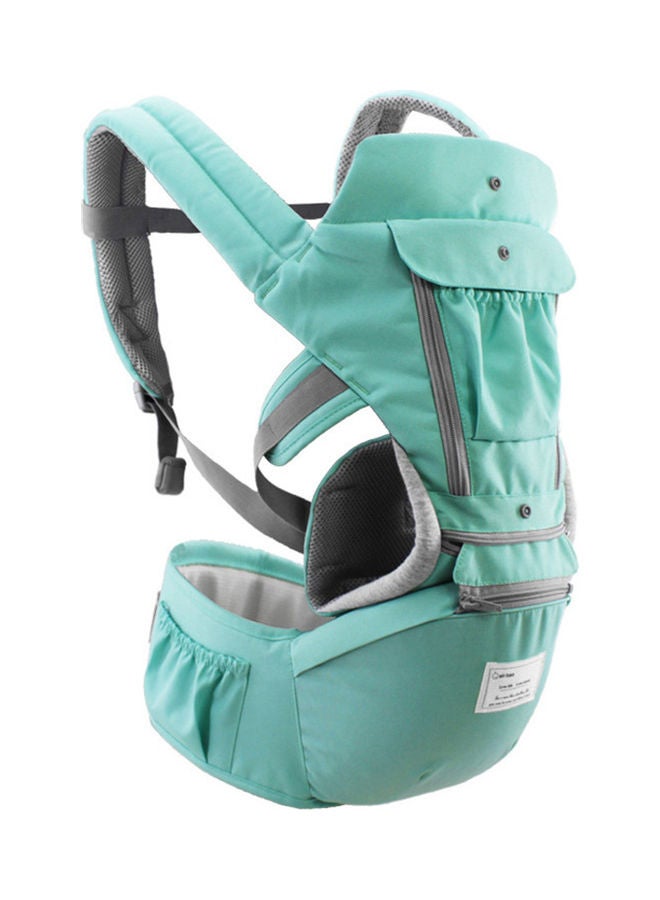 Baby Carrier With Hip Seat Green