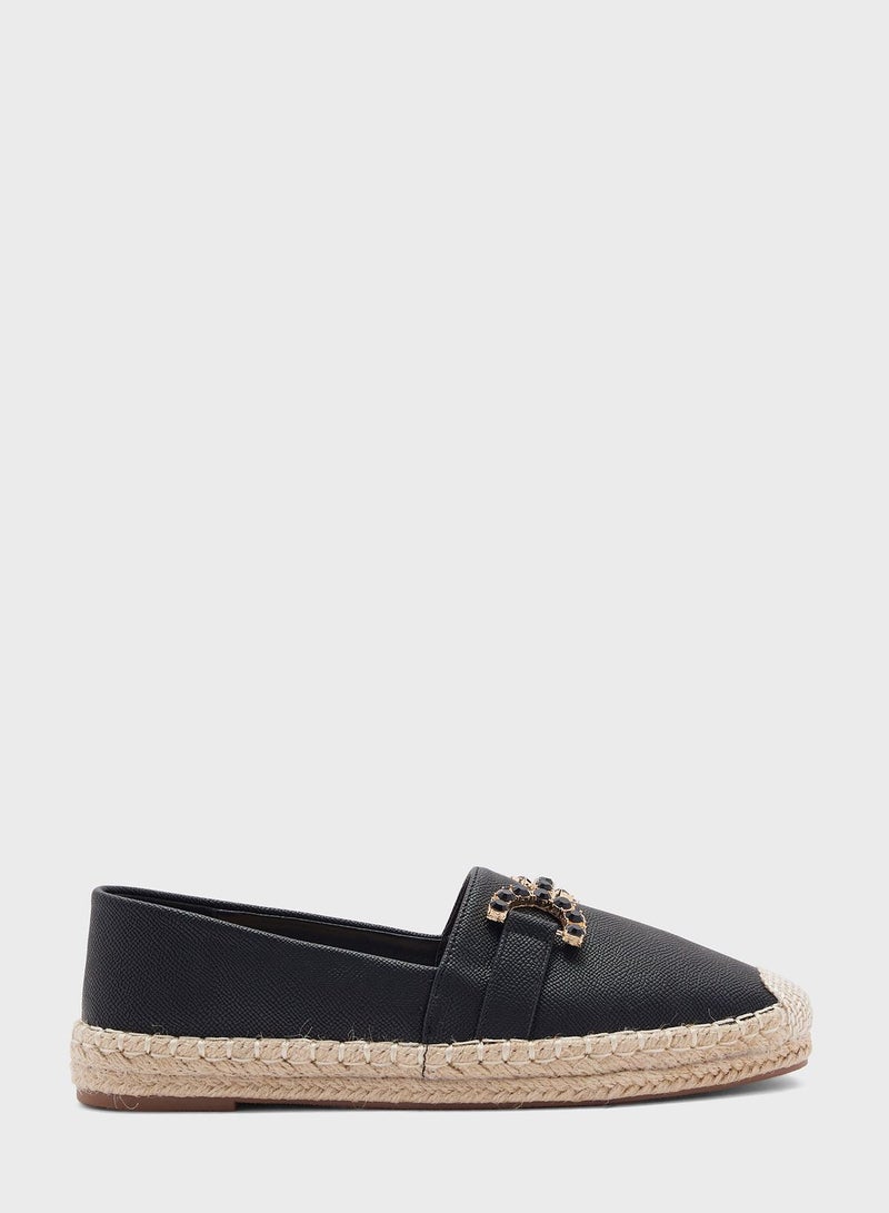 Buckle Horsebit Espadrille