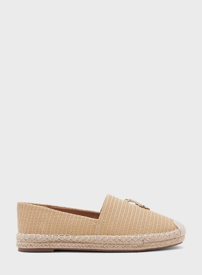 Tassel Detail Quilted Espadrille