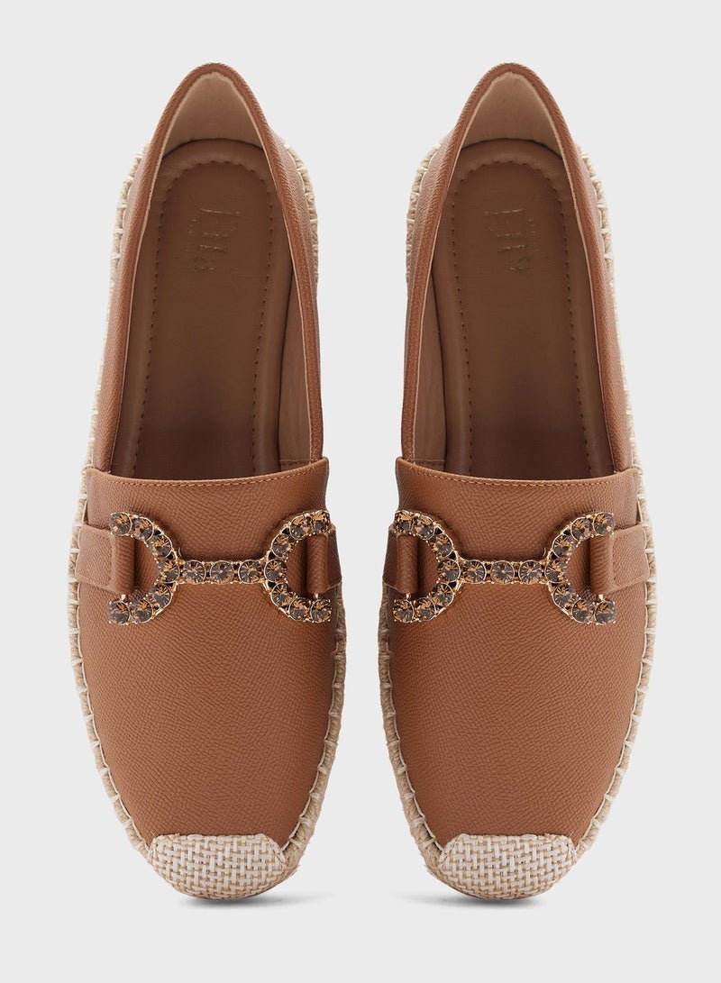 Buckle Horsebit Espadrille