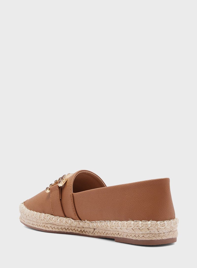 Buckle Horsebit Espadrille