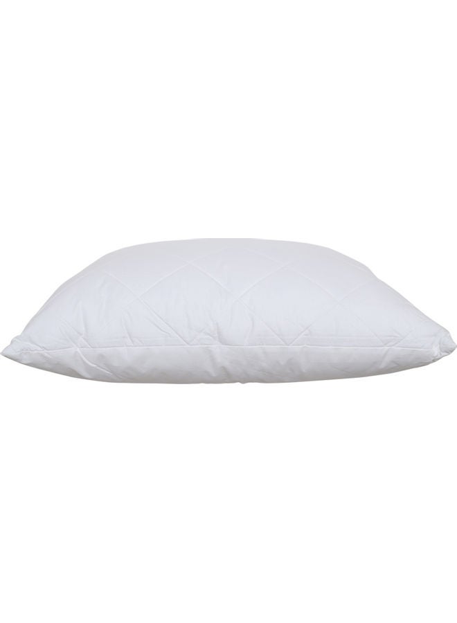 Magnetic Hollow Fibre Pillow cotton White 70 x 50cm