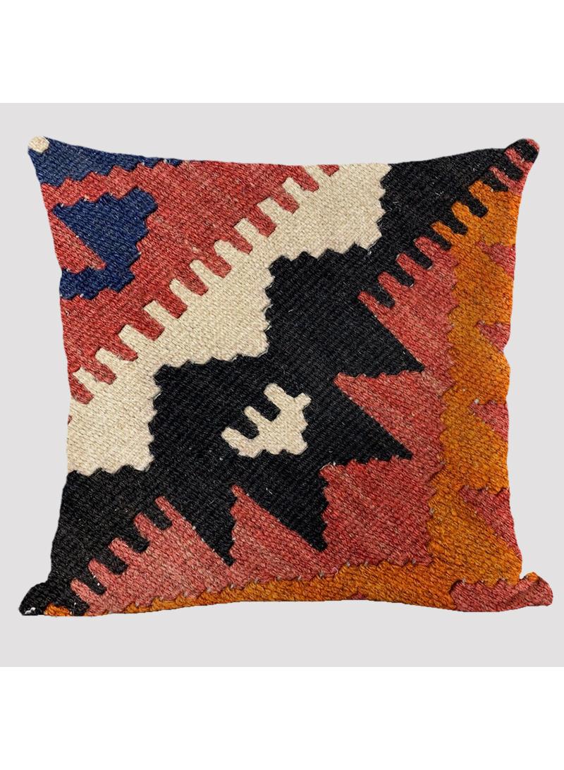 4 Pcs Bohemian Pillowcases Ethnic Linen Pillowcases Multicolor 45x45cm Without Pillow Core