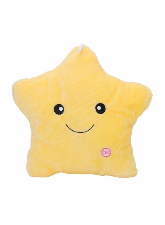 Luminous LED Plush Pillow Cotton Yellow