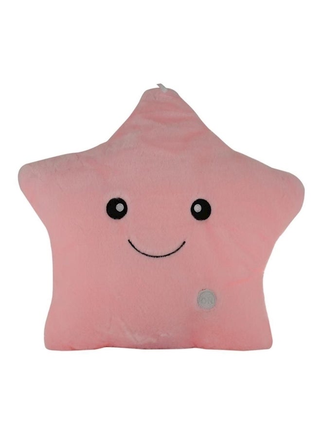 Luminous LED Plush Pillow cotton Pink/Black