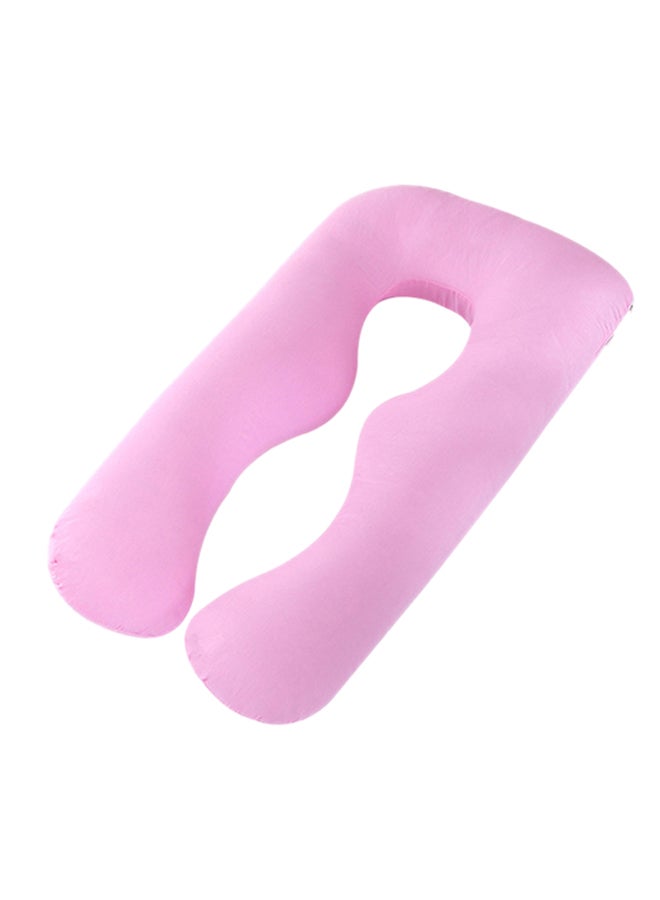 Cross-border U-shaped Pillow Polyester Pink 30x12x30cm