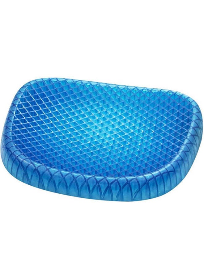 Egg Sitter Home Office Seat Support Gel Cushion Combination Blue 15.5 x 14 x 1.5inch