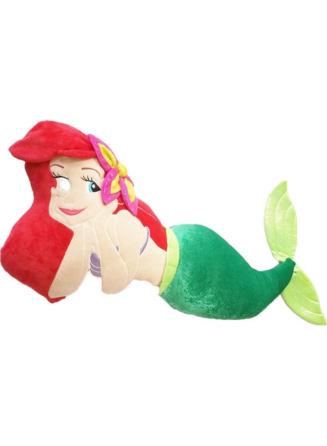 Mermaid Shaped Polyester Pillow Polyester Pink 105x32x14cm