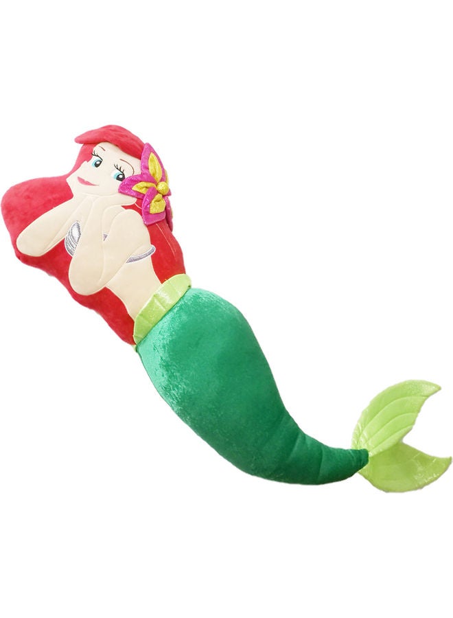 Mermaid Shaped Polyester Pillow Polyester Pink 105x32x14cm