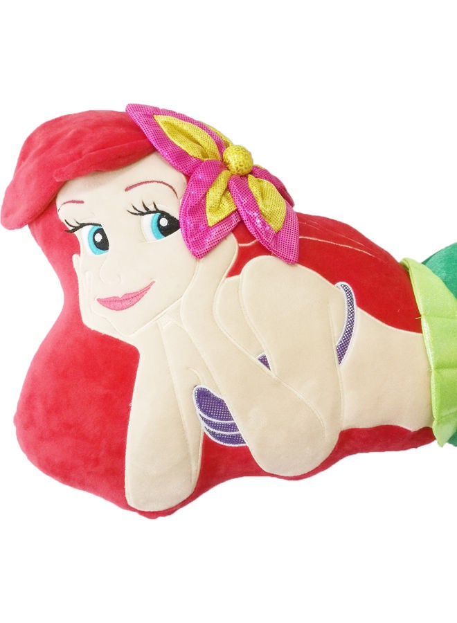 Mermaid Shaped Polyester Pillow Polyester Pink 105x32x14cm