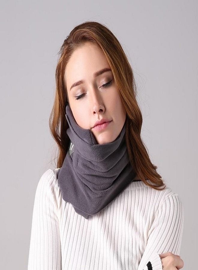 Pack Of 1 Neck Support Travel Pillow Fabric