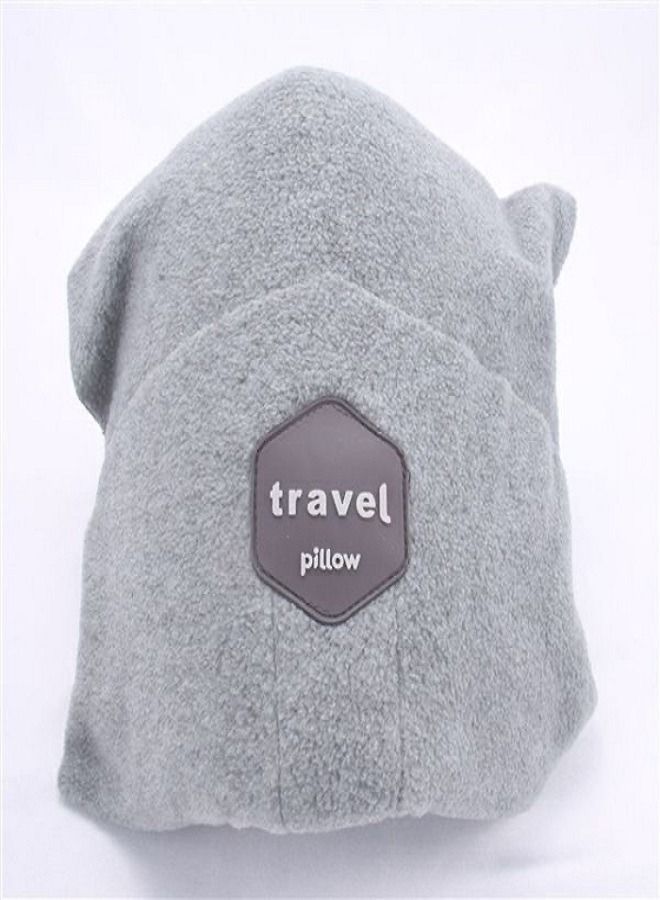 Pack Of 1 Neck Support Travel Pillow Fabric