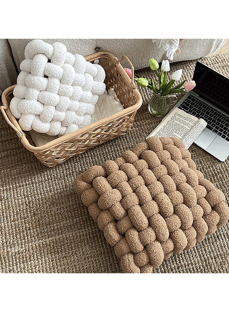 Soft Knot Pillow, Handmade Knot Cushion Decor for Sofa, Living Room, Bedroom, Office for Family, Kids