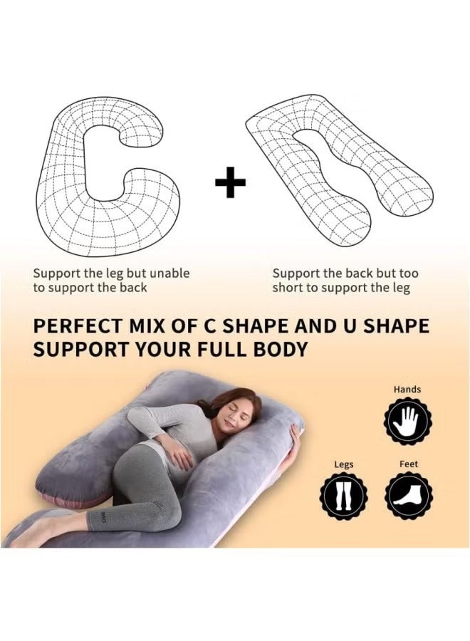 G+U-Shaped Pregnancy Pillow Full Body Maternity Support Pillow(62