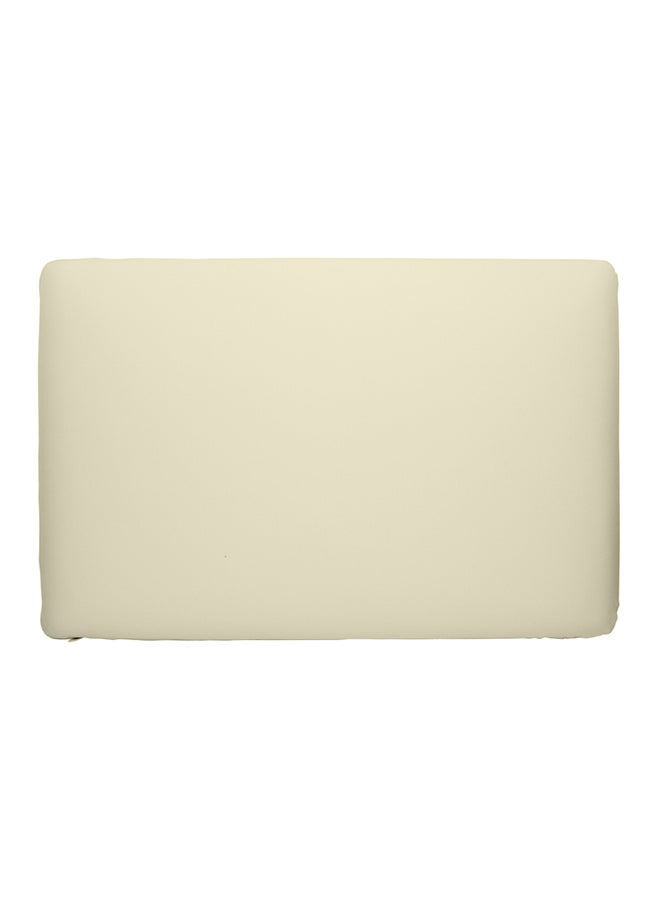 Memory Foam Pillow Fabric Beige 40x60centimeter