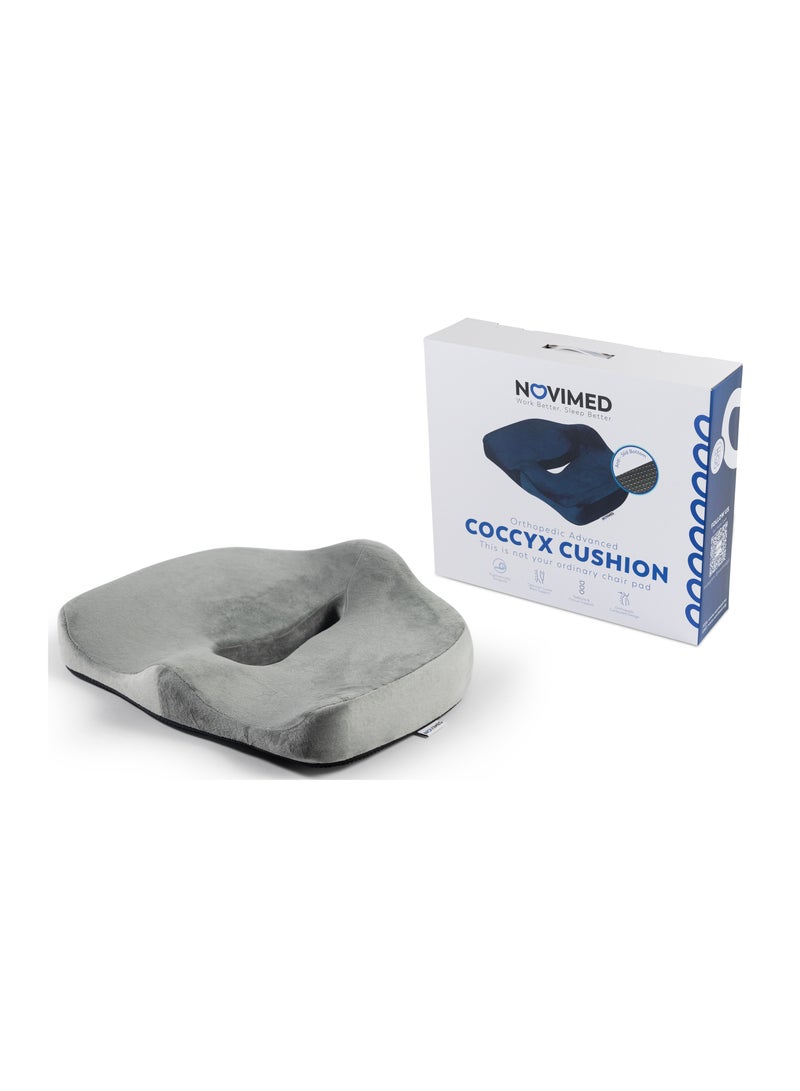 Orthopedic Advanced Coccyx Cushion Pillow - Grey
