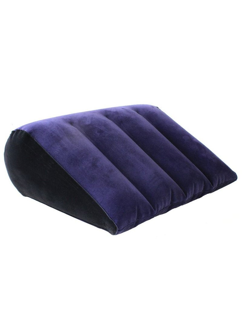 Inflatable Throw Synthetic Positions Pillow， For Back, Leg Elevation & Knee Support. Bed Wedge Pillow