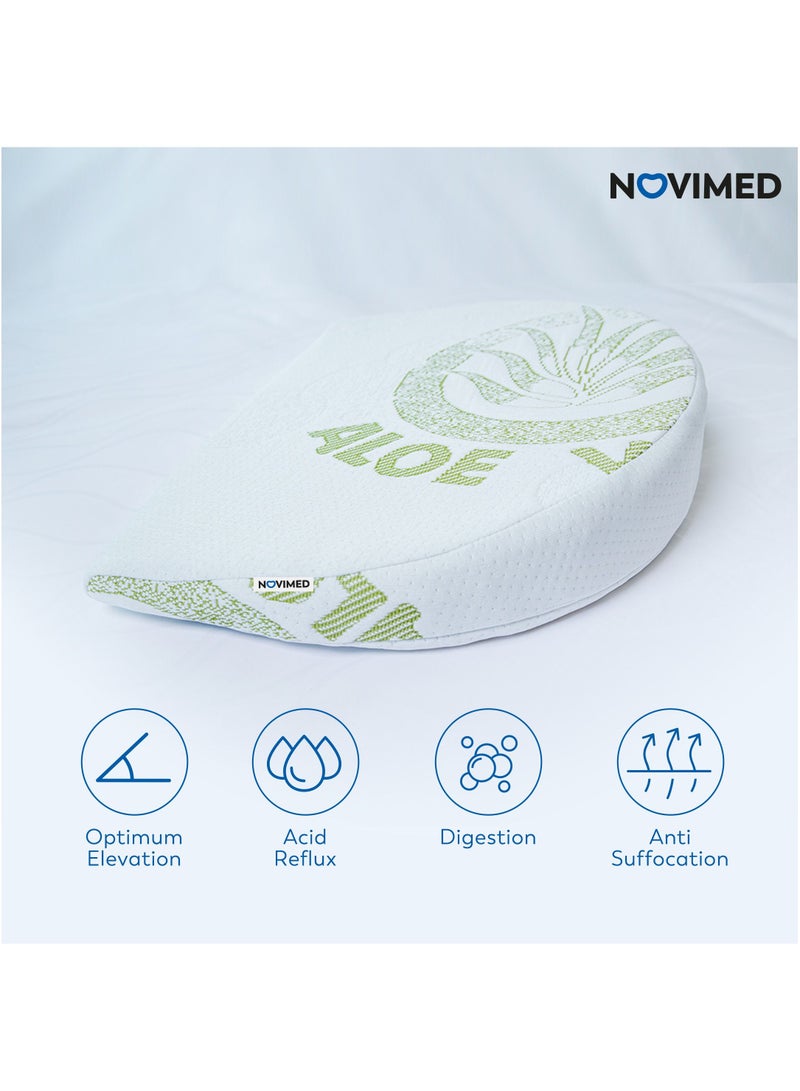 Novimed Baby Bassinet Wedge Pillow for Reflux & Breathing Difficulty