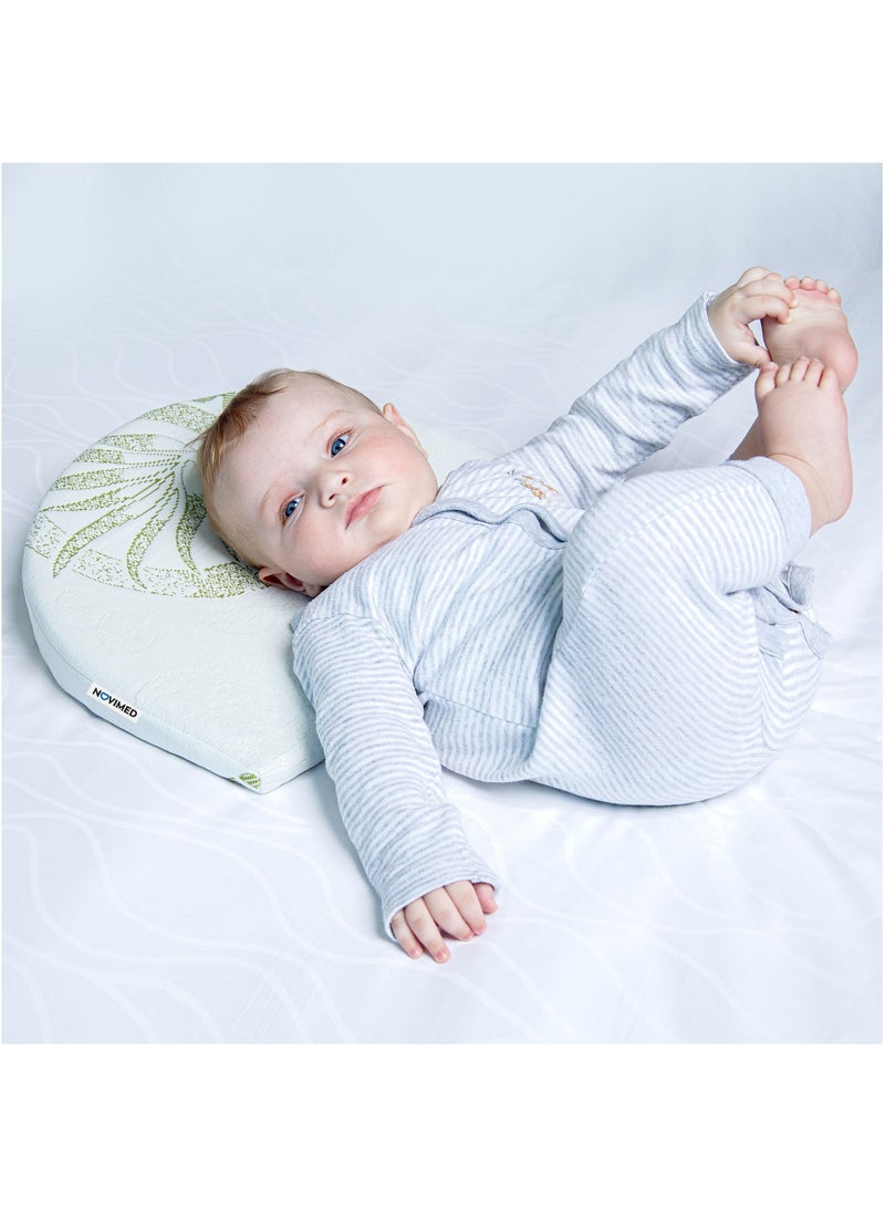 Novimed Baby Bassinet Wedge Pillow for Reflux & Breathing Difficulty