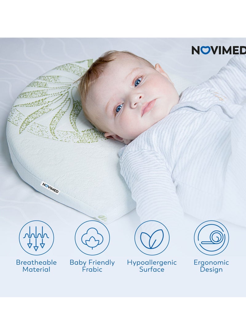 Novimed Baby Bassinet Wedge Pillow for Reflux & Breathing Difficulty