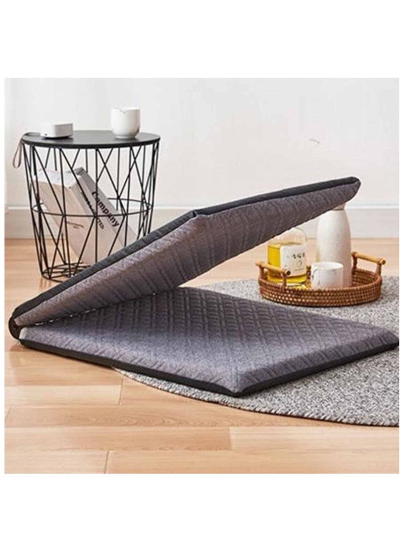 Tatami Floor Chair Portable Floor Chair with Backrest Support - Multi Angle Adjustable Folding Sponge Upholstered Seat for Gaming, Meditation, Classroom, Living Room