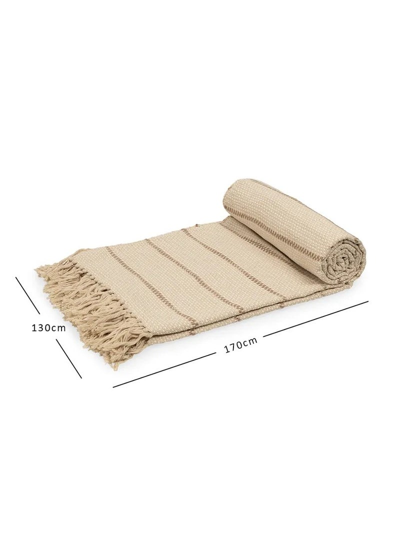 Otis Throw, Cream & Natural - 130X170 Cm