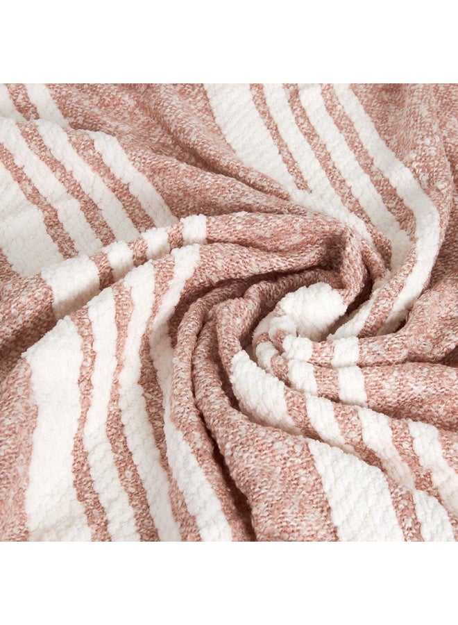 Boucle Throw 127X152 Pink