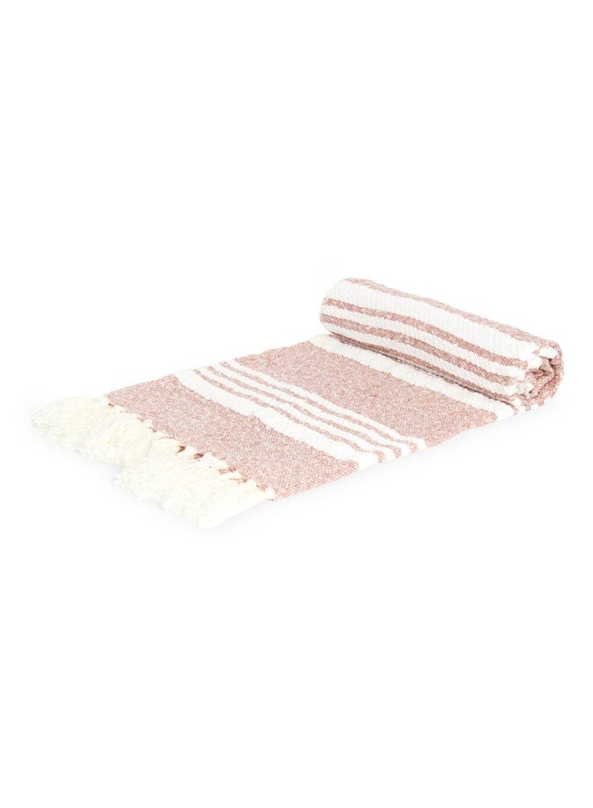 Boucle Throw 127X152 Pink