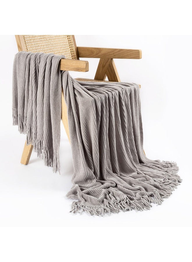 Delphi Throw, Light Grey - 127X152 Cm