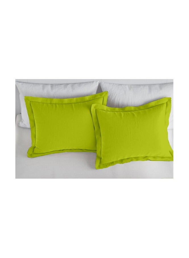 Twin Size Green Soft Wrinkle Free Microfiber 4 Piece Set Fitted Sheet Bed Sheet with Pillow Cover