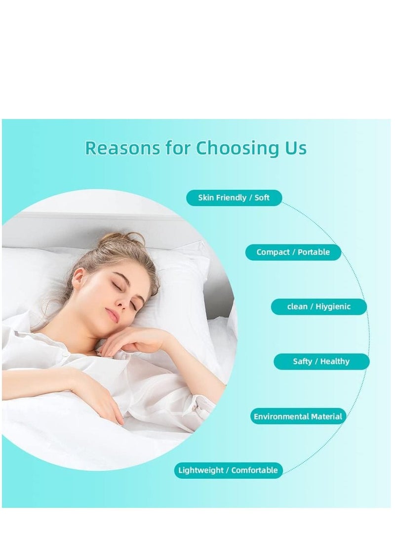 Disposable Bed Sheets for Travel, Quilt Cover and Pillow Case Set, Portable Disposable Bedding Set for Hotel and Travel (Travel 3-Piece Double)