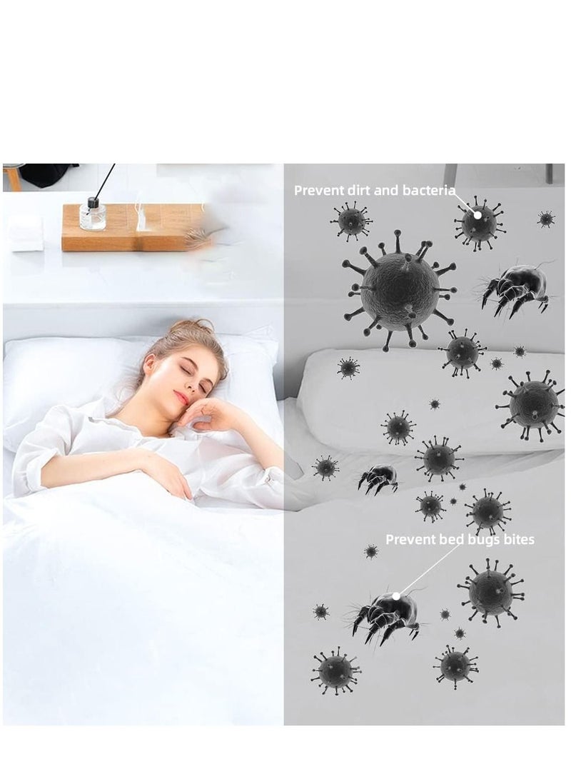 Disposable Bed Sheets for Travel, Quilt Cover and Pillow Case Set, Portable Disposable Bedding Set for Hotel and Travel (Travel 3-Piece Double)