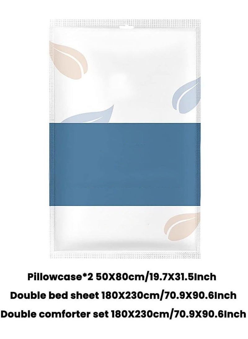 4 PCS Bed Sheets Set Disposable for Travel Portable Sheet Quilt Cover Pillowcase Set for Travel Business Trip Spa Hotel