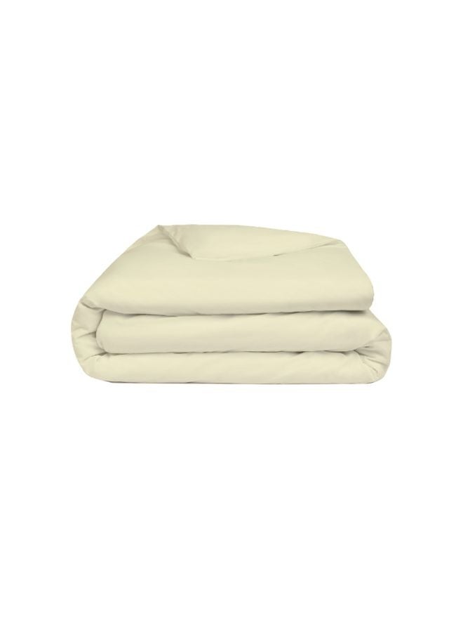 Orchard Exclusive (Cream) King Size Flat Sheet and Pillow covers (Set of 3 Pcs) Cotton percale Weave, Soft and Luxurious, High Quality Bed linen -180 TC