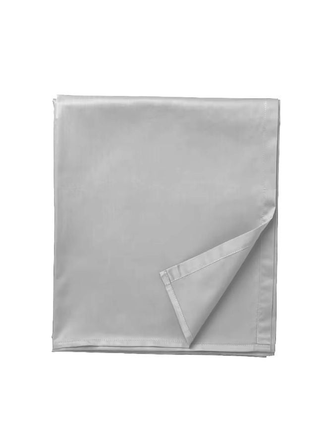 Orchard Exclusive (Grey) Queen Size Flat Sheet and Pillow covers (Set of 3 Pcs) Cotton percale Weave, Soft and Luxurious, High Quality Bed linen -180 TC