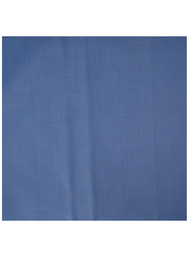 2 Piece Hometex Design Single Size Dyed Flat Sheet Set Blue - 1 Flat Sheet (150x260 cm) + 1 Pillow Cover (50x75 cm)